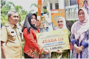 TP PKK Kampar Raih Juara III Lomba Cipta Menu B2SA Tingkat Provinsi Riau.