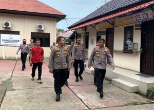 Kunker Karorena Polda Riau Dalam Rangka Peninjauan Rencana Pembangunan Asrama Polisi Polres Inhil.