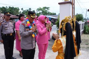 Kunker Kapolres Inhil AKBP Norhayat SIK Bersilaturahmi dengan tokoh Masyarakat Tempuling.