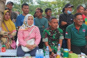 Tim Gas 4 Rumbai Raih Juara Pertama Turnamen Volly Ball Putra Dandim Cup 2022.