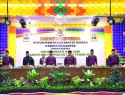 DPRD Kampar Gelar Rapat Paripurna Dengan Agenda Memperingati Hari Jadi Kabupaten Kampar Yang ke 75 Tahun 2025