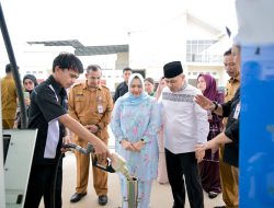 Bupati Bengkalis Kasmarni Tinjau SPBU di Jalur Mudik Lintas Timur Bathin Solapan