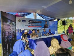 Sumardany Zirnata Sosialisasi Ranperda Riau 2025 di Pematang Kapau