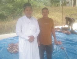 Kebersamaan Idul Adha, Desa Sungai Buluh Sembelih 9 Hewan Kurban