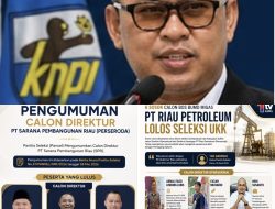 Relawan Prabowo-Gibran Puji Transparansi Seleksi Direksi BUMD Riau, Larshen Yunus: “Era SF Hariyanto Sangat Profesional”