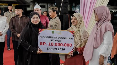 Tabligh Akbar 1 Muharram di Mandau, Bupati Kasmarni Ajak Masyarakat Bersatu Bangun Bengkalis